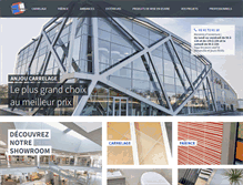Tablet Screenshot of anjoucarrelage.fr